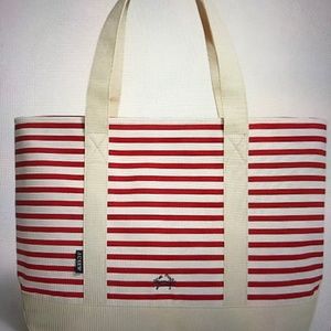 jcrew canvas zip top tote